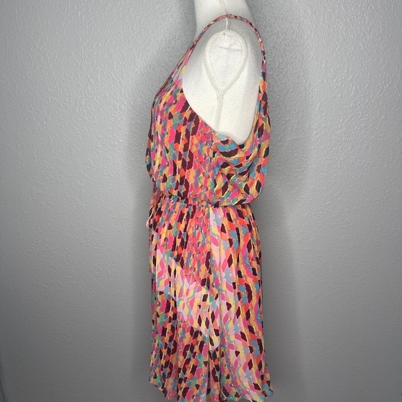 Jessica Simpson colorful‎ dress halter neck - Picture 5 of 10